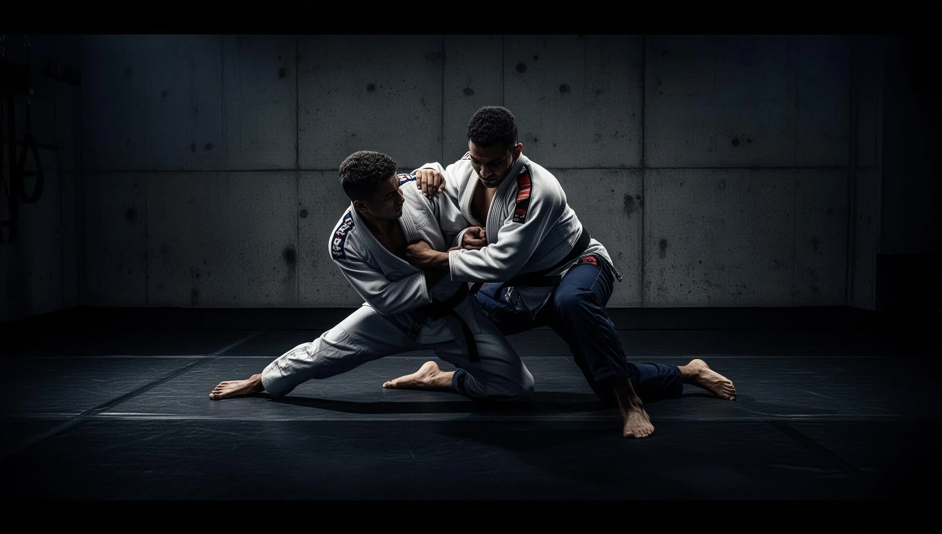Treino de jiu-jitsu na BASIS Escola de Lutas em Lagoa Santa MG